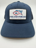 Classic Patch Navy Hat -Fishing & Outdoor Lifestyle Hat