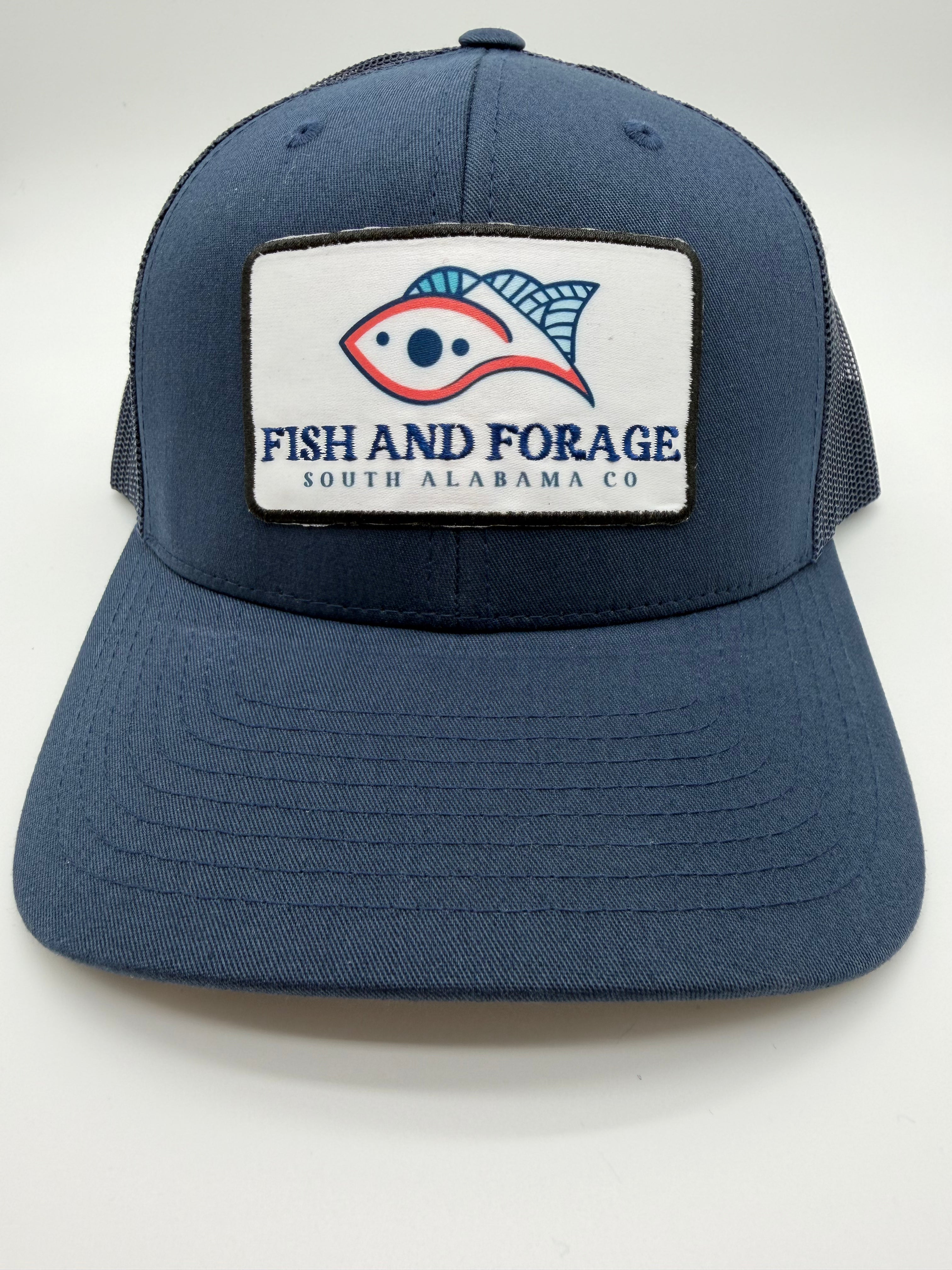Classic Patch Navy Hat -Fishing & Outdoor Lifestyle Hat