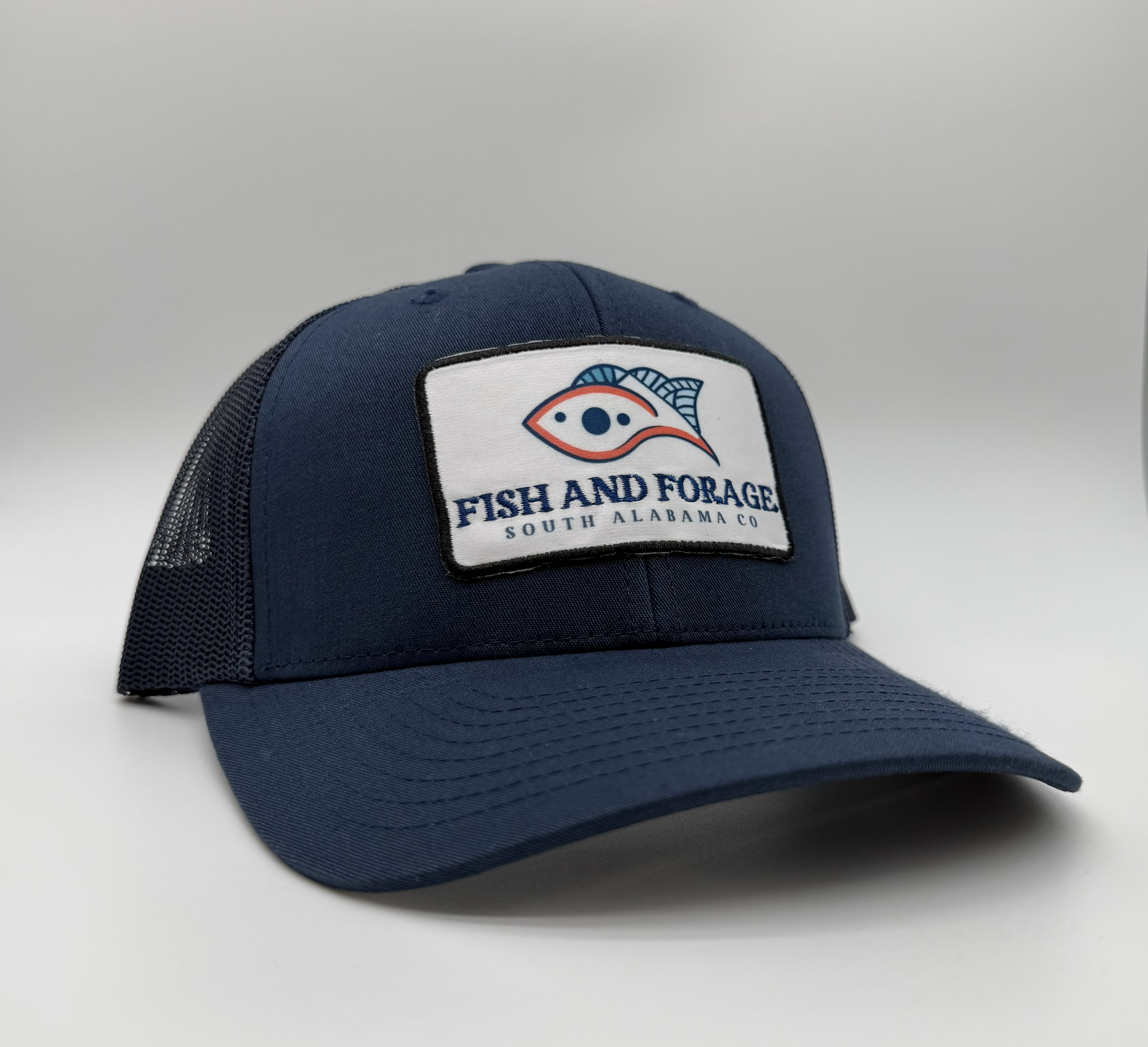 Classic Patch Navy Hat -Fishing & Outdoor Lifestyle Hat