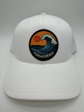 Fish and Forage Sunset Break Trucker Hat White - Fishing & Outdoor Lifestyle Hat